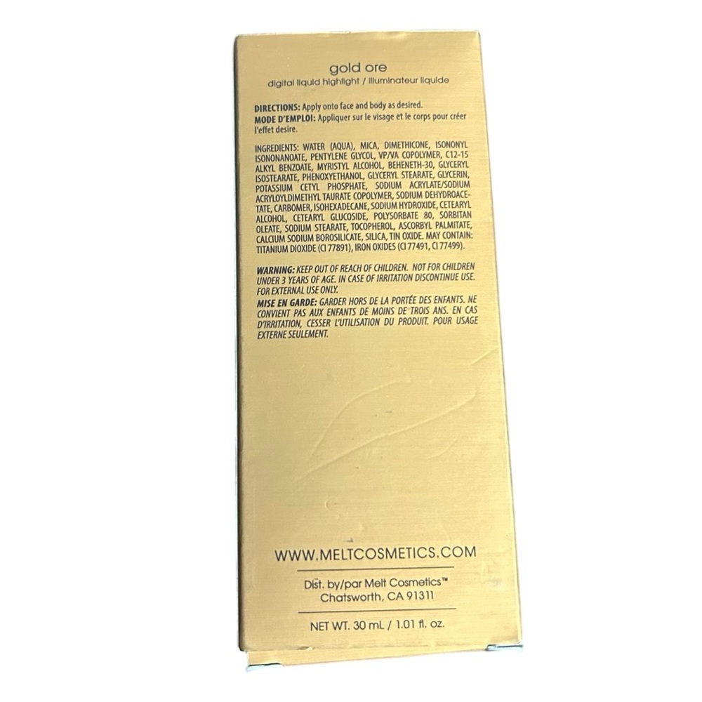 Melt Cosmetics SexFoil Digital Liquid Highlight - Gold Ore (NWT) - Picture 3 of 5